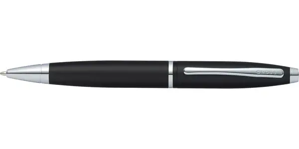 Cross Calais(TM) Matte Black with Polished Chrome Appointments Ballpoint Pen (1).webp