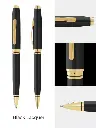 Coventry Classic Black Lacquer with Gold Tone Appointments Ballpoint Pen (1).webp