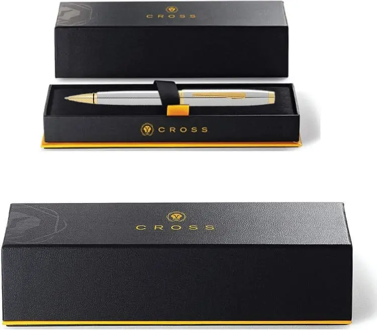 Coventry Polished Chrome with Gold Tone Appointments Ballpoint Pen (1).webp