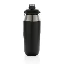 USLAR - Hans Larsen Vacuum Bottle with Solid Handle and Dual Lid - 1L - Black (1).webp