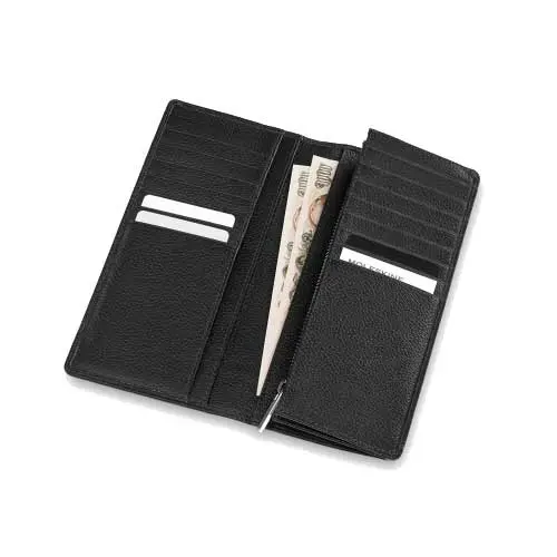 Moleskine Classic Match Leather Slimfold Wallet - Black.webp