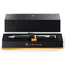 Coventry Black Lacquer with Polished Chrome Appointments Ballpoint Pen (Blue Ink)  (1).webp