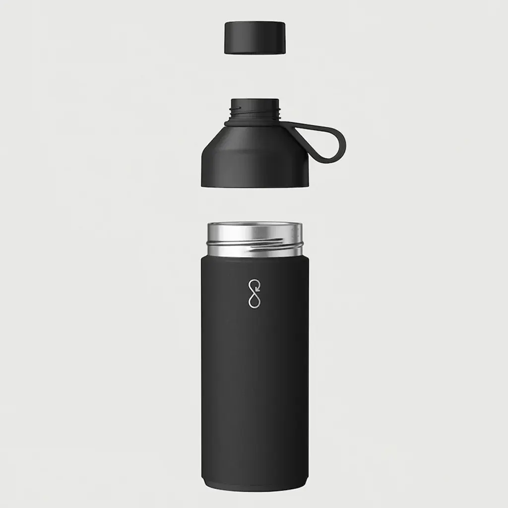 Ocean Bottle 1L - Obsidian Black (2).webp
