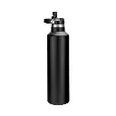 Hans Larsen Vacuum Stainless Steel Bottle with Sports Lid - 1L - Black